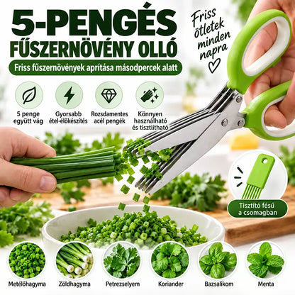 5 pengés fűszernövény-olló – Vágja fel a friss fűszernövényeket pillanatok alatt
