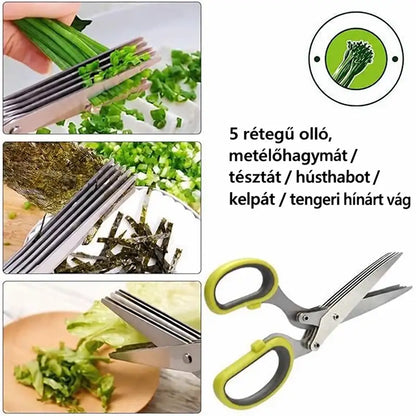5 pengés fűszernövény-olló – Vágja fel a friss fűszernövényeket pillanatok alatt