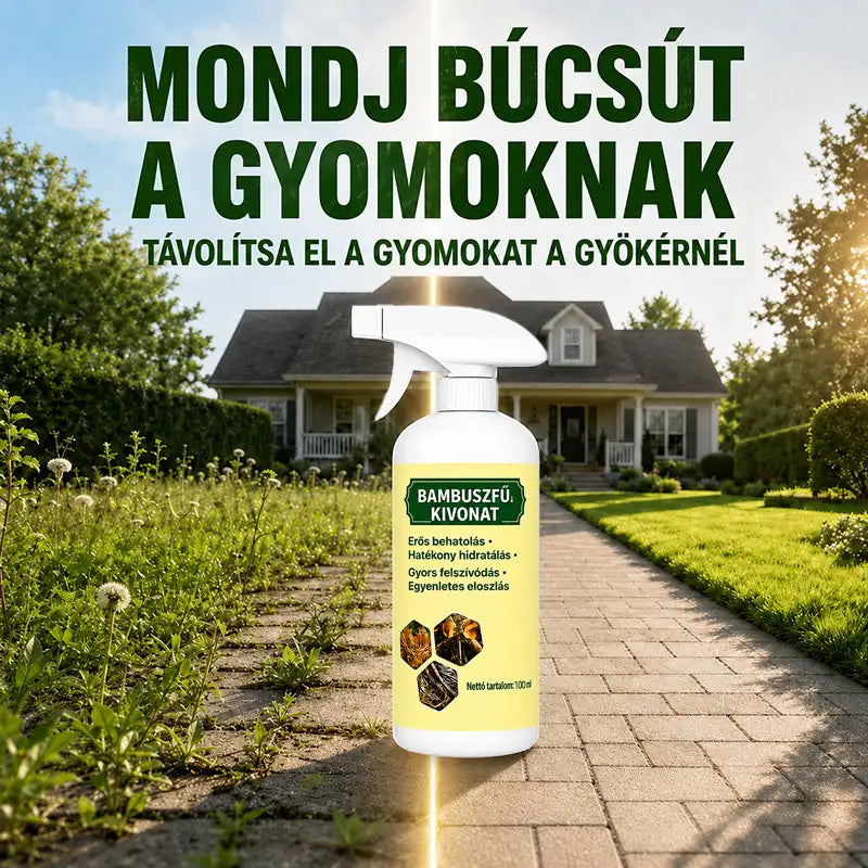70 % KEDVEZMÉNY🔥 |✨🌿Természetes, gyorsan ható gyom- és fűirtó spray💧