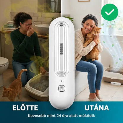Szüntesse meg a kisállatok okozta szagokat 24 órán belül, és akadályozza meg, hogy visszatérjenek