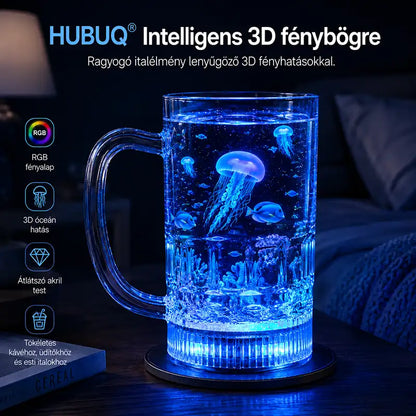 HUBUQ® 🪄 Intelligens világító akrilpohár