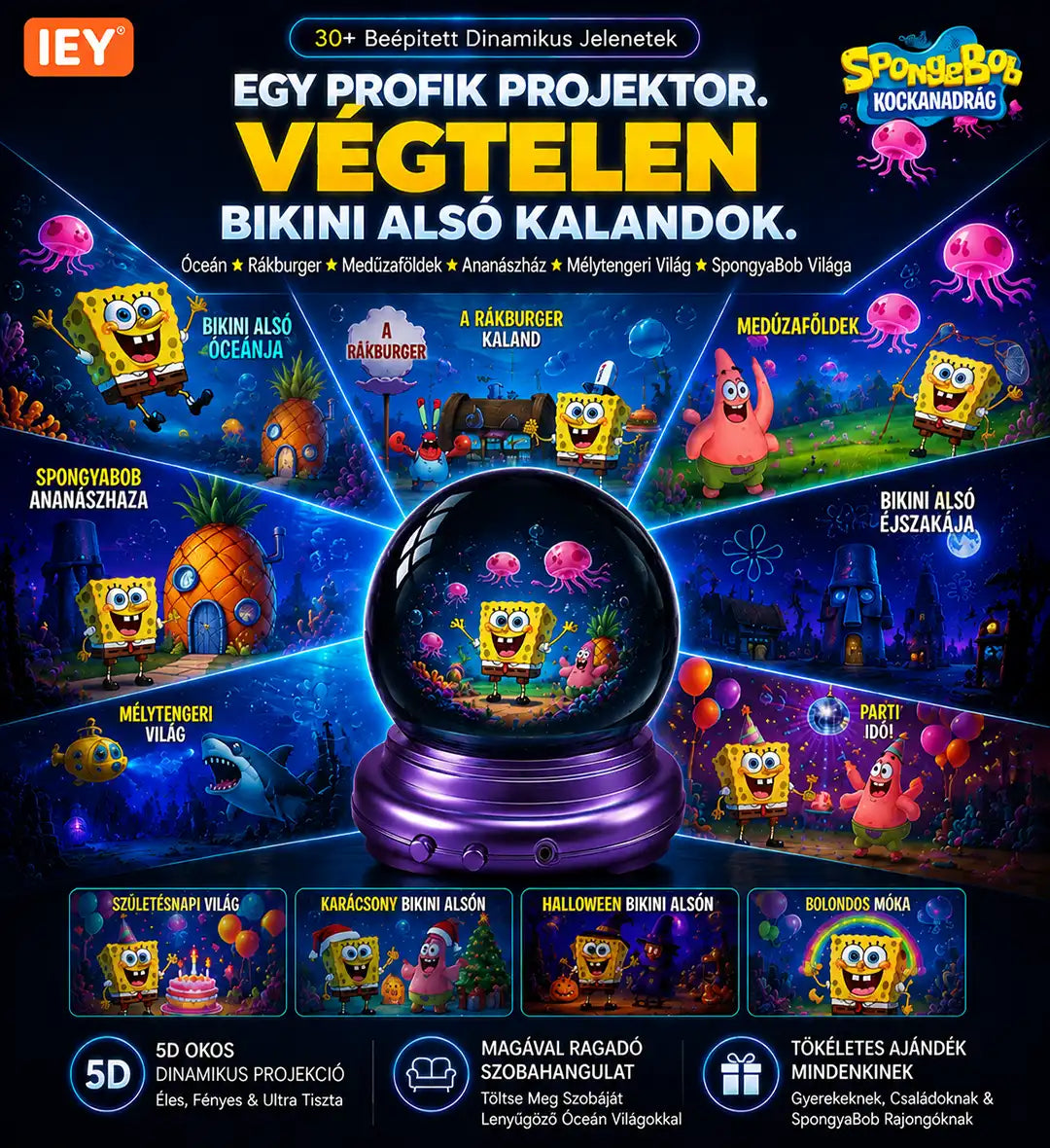 🔮Topacme®🔥 Éjszakai Fény Projektor