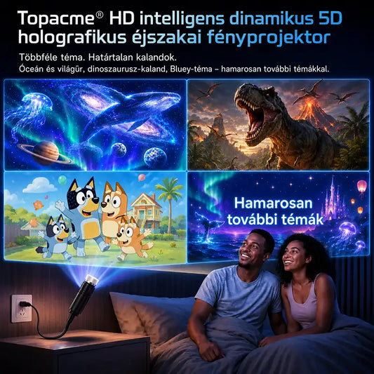 Topacme®🔮 2 az 1-ben: Lenyűgöző vetítés & Lila szemvédő fénymód