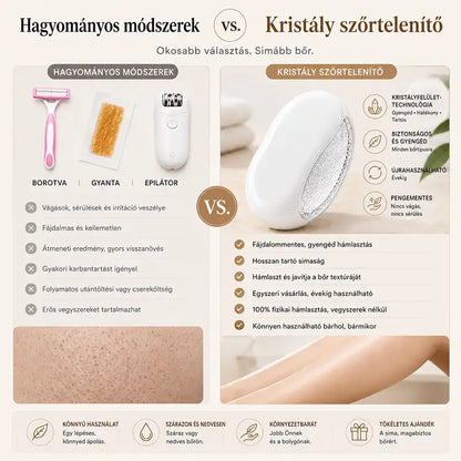 Fájdalommentes Crystal hajeltávolító