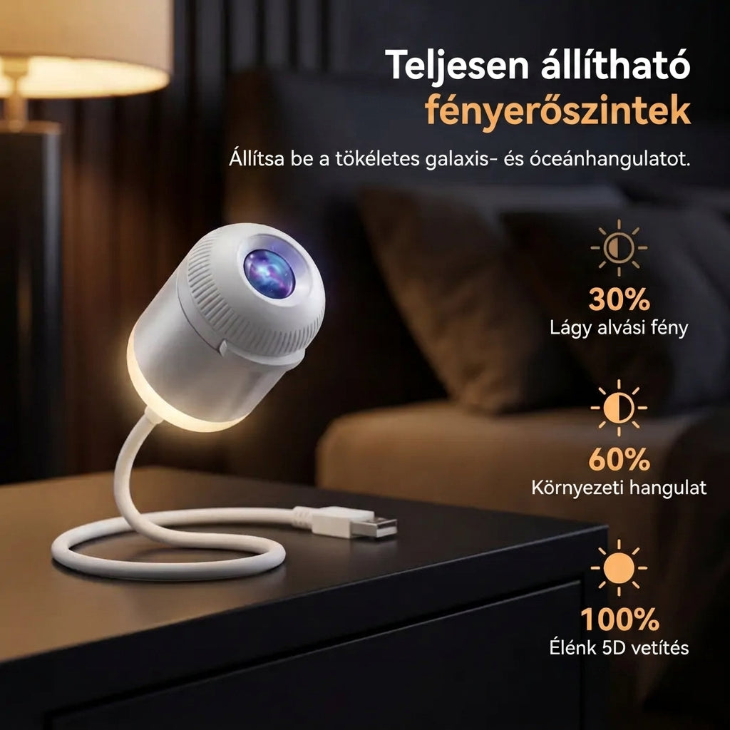 Comauo® Éjszakai Fény Projektor - 5D intelligens dinamikus holografikus projektor