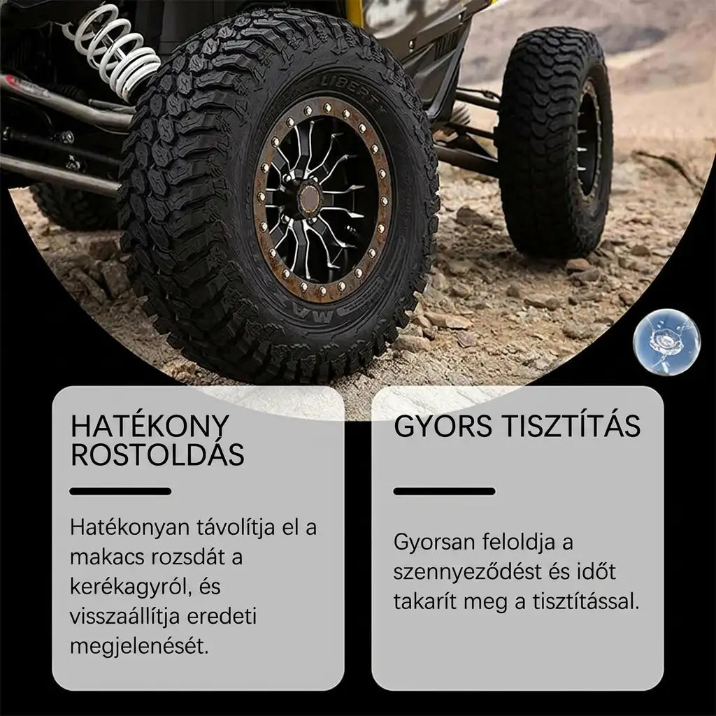Ipari minőségű rozsdaeltávolító. Tisztítószer rozsda eltávolítására az autóiparban, gépeken és berendezéseken.